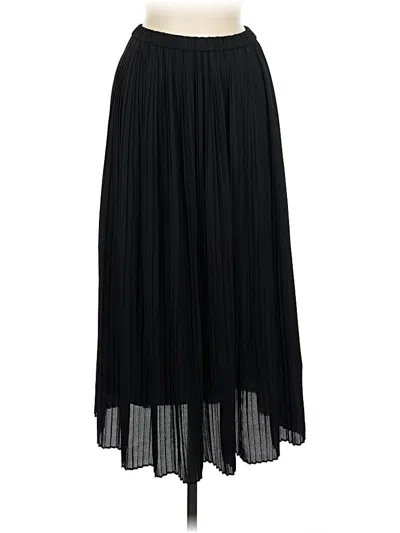Pre-owned Uniqlo Formal Skirt In Black
