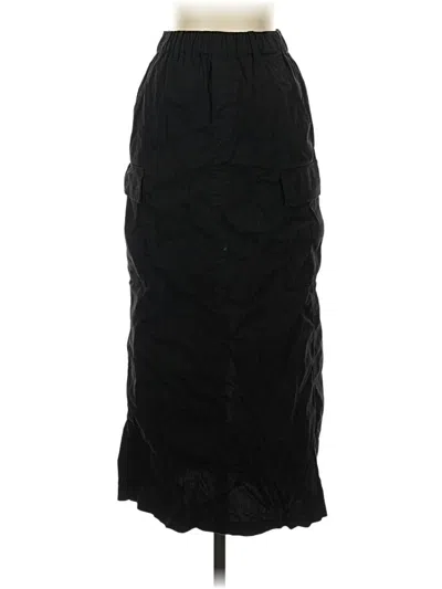 Pre-owned Uniqlo Formal Skirt In Black