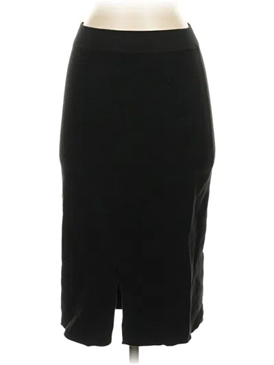Pre-owned Uniqlo Formal Skirt In Black