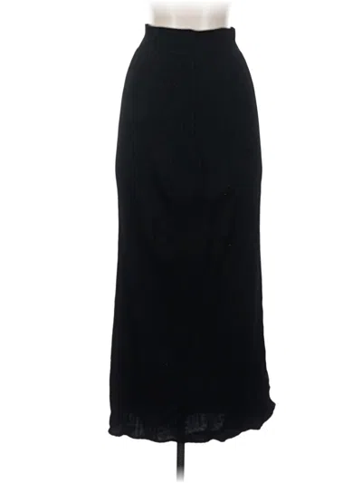 Pre-owned Uniqlo Formal Skirt In Black