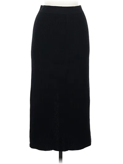 Pre-owned Uniqlo Formal Skirt In Black