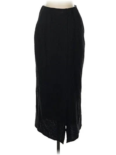 Pre-owned Uniqlo Formal Skirt In Black