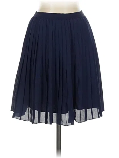Pre-owned Uniqlo Formal Skirt In Blue