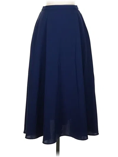 Pre-owned Uniqlo Formal Skirt In Blue