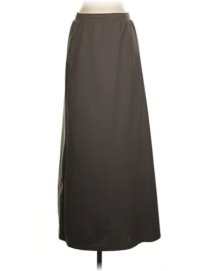 Pre-owned Uniqlo Formal Skirt In Brown