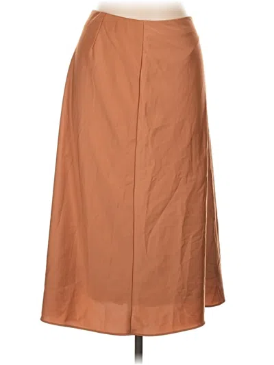 Pre-owned Uniqlo Formal Skirt In Brown
