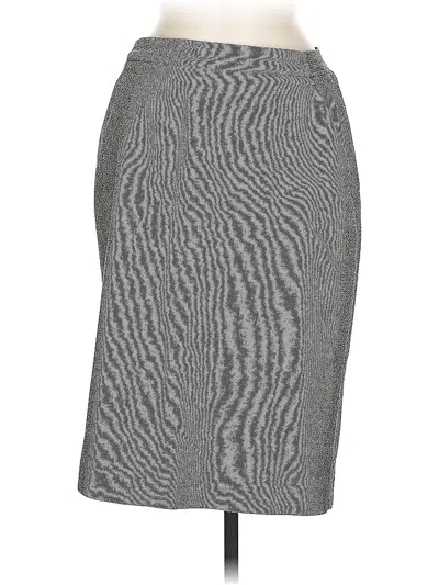 Pre-owned Uniqlo Formal Skirt In Gray