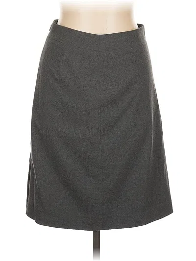 Pre-owned Uniqlo Formal Skirt In Gray