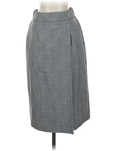 Pre-owned Uniqlo Formal Skirt In Gray
