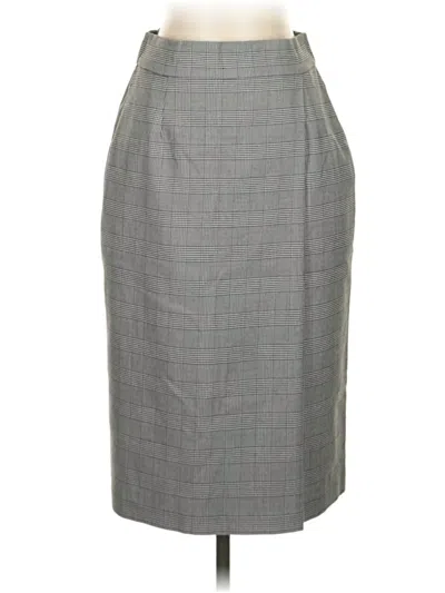 Pre-owned Uniqlo Formal Skirt In Gray