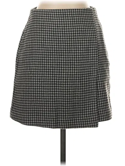 Pre-owned Uniqlo Formal Skirt In Gray