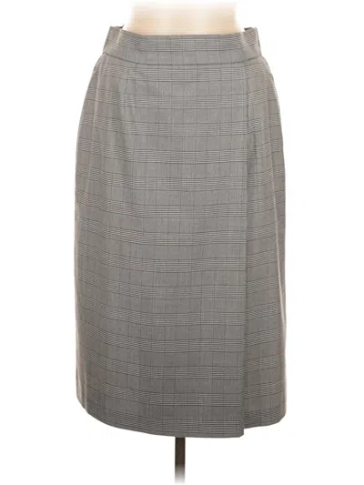 Pre-owned Uniqlo Formal Skirt In Gray