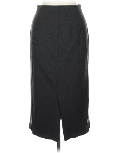 Pre-owned Uniqlo Formal Skirt In Gray