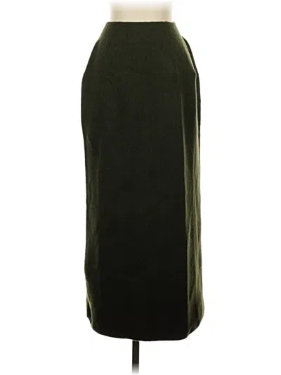Pre-owned Uniqlo Formal Skirt In Green