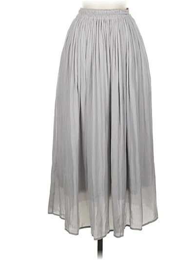 Uniqlo Formal Skirt In Silver