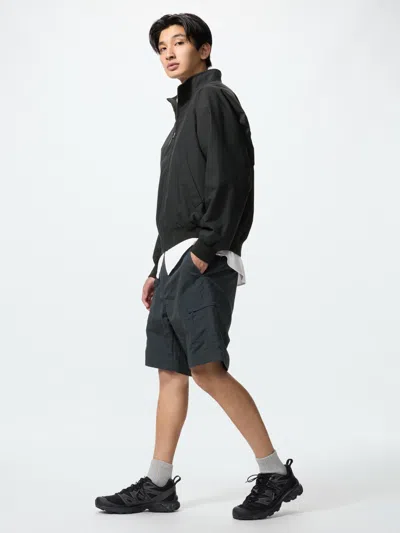 Uniqlo Geared Shorts 8" With Water-repellent Black 3xl Nylon/denim  Us