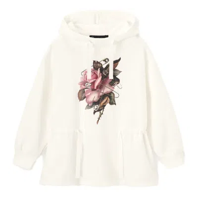 Pre-owned Uniqlo Gu X Undercover Womens Oversized Hoodie In Off White
