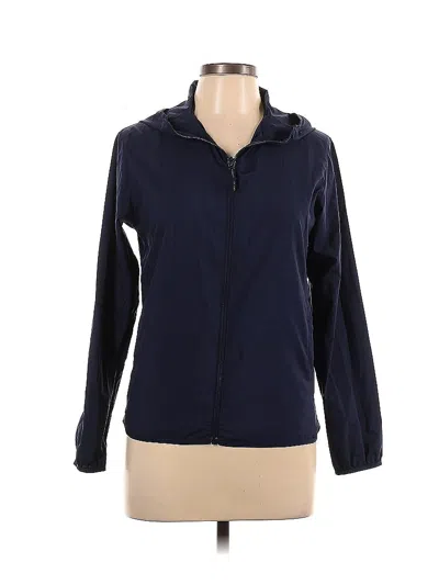 Pre-owned Uniqlo Jacket In Blue