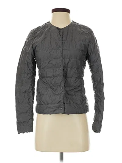 Pre-owned Uniqlo Jacket In Gray