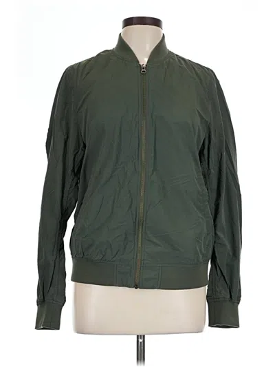 Pre-owned Uniqlo Jacket In Green