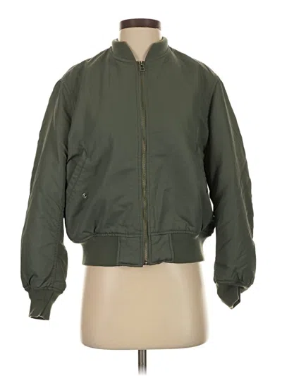 Pre-owned Uniqlo Jacket In Green