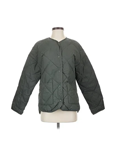 Pre-owned Uniqlo Jacket In Green