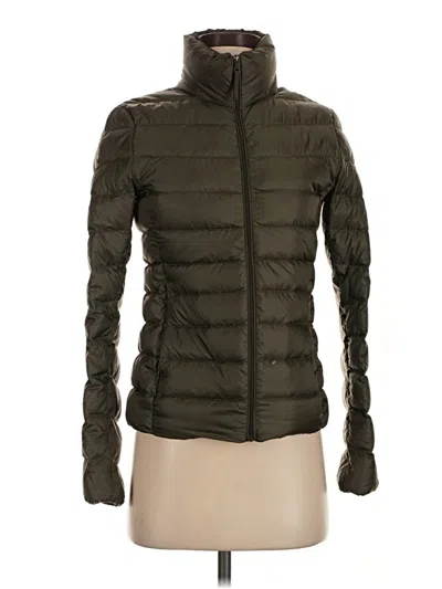 Pre-owned Uniqlo Jacket In Green