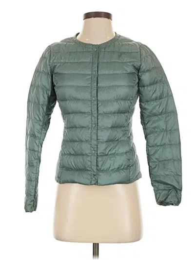 Pre-owned Uniqlo Jacket In Green