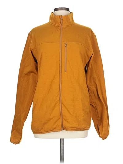 Pre-owned Uniqlo Jacket In Orange