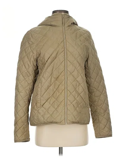 Pre-owned Uniqlo Jacket In Tan