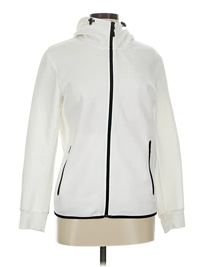 Pre-owned Uniqlo Jacket In White