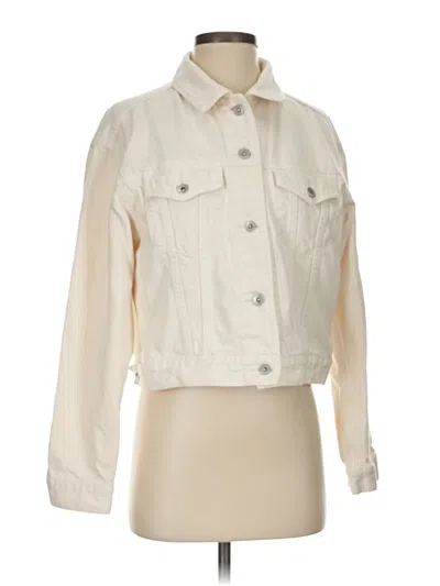 Pre-owned Uniqlo Jacket In White
