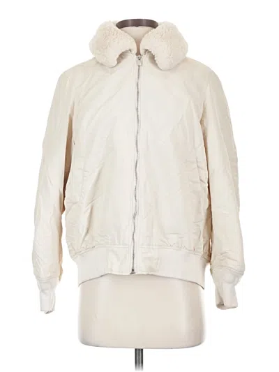 Pre-owned Uniqlo Jacket In White