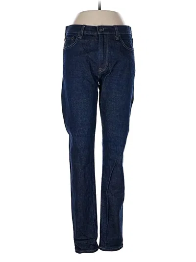 Pre-owned Uniqlo Jeans In Blue