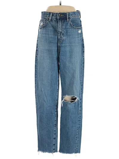 Pre-owned Uniqlo Jeans In Blue