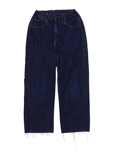 Pre-owned Uniqlo Kids' Jeans In Blue