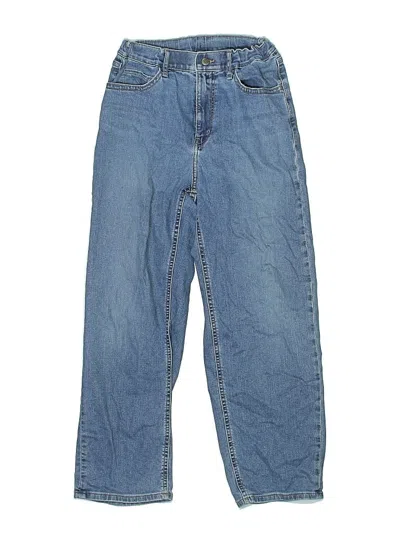 Pre-owned Uniqlo Kids' Jeans In Blue
