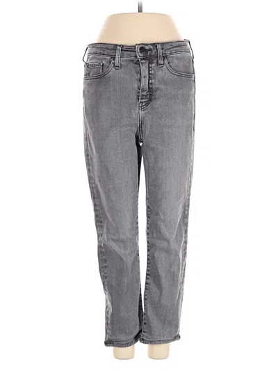 Pre-owned Uniqlo Jeans In Gray