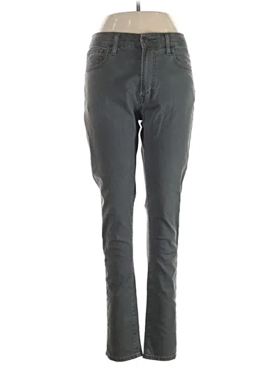 Pre-owned Uniqlo Jeans In Gray