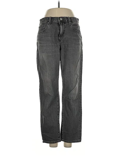 Pre-owned Uniqlo Jeans In Gray