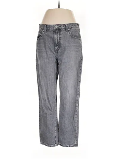 Pre-owned Uniqlo Jeans In Gray