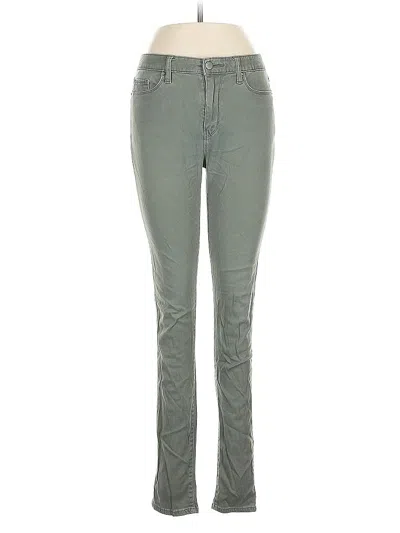 Pre-owned Uniqlo Jeans In Green