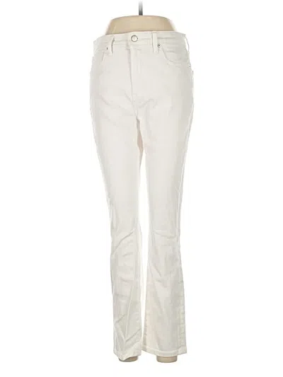 Pre-owned Uniqlo Jeans In Ivory