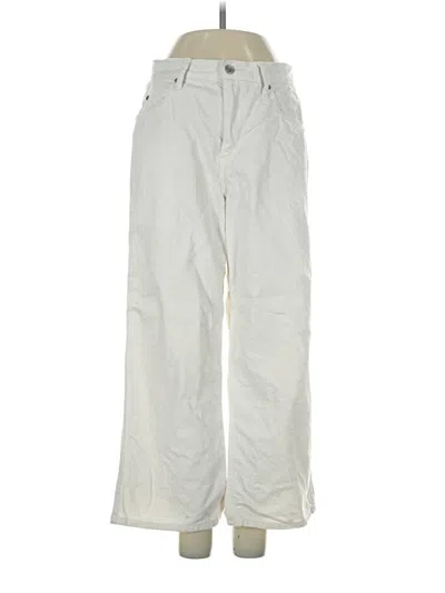 Pre-owned Uniqlo Jeans In Ivory