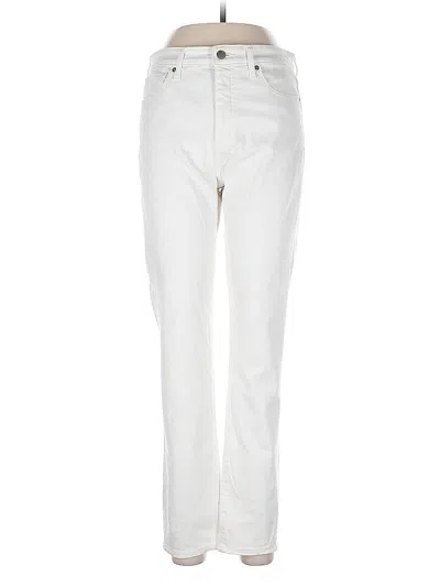 Pre-owned Uniqlo Jeans In White