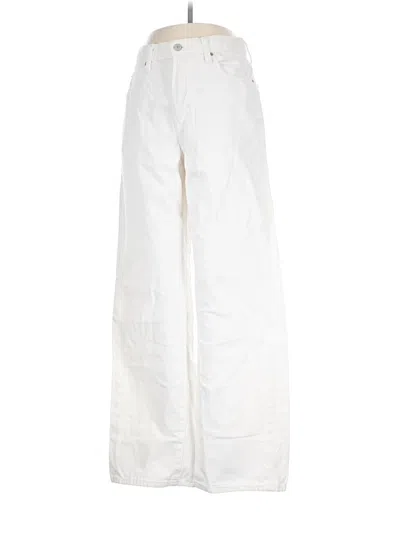 Pre-owned Uniqlo Jeans In White