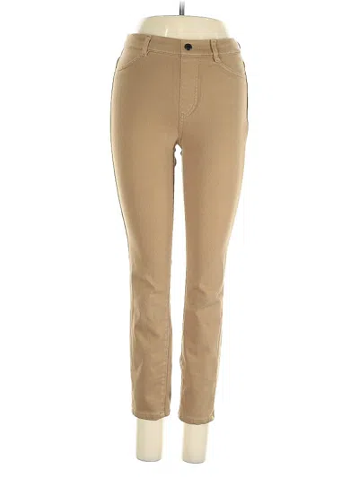 Pre-owned Uniqlo Jeggings In Brown