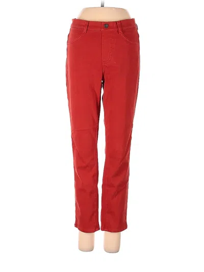 Pre-owned Uniqlo Jeggings In Red