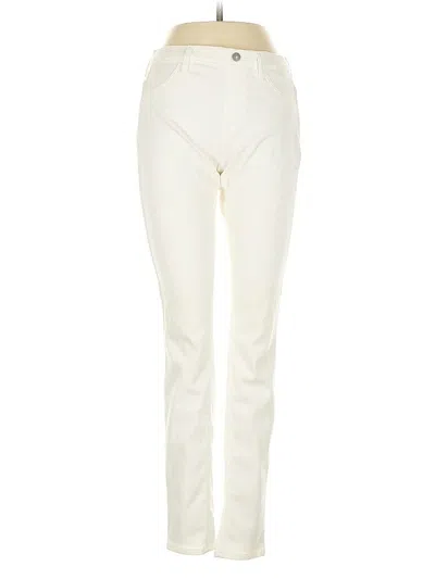 Pre-owned Uniqlo Jeggings In White