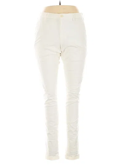 Pre-owned Uniqlo Jeggings In White
